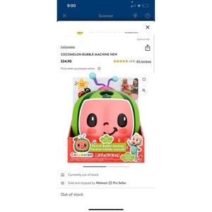 Cocomelon Bubble Machine